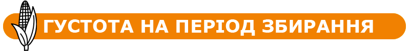 Рекомендованная густота на период уборки гибрида кукурузы ЕС Хеттрик